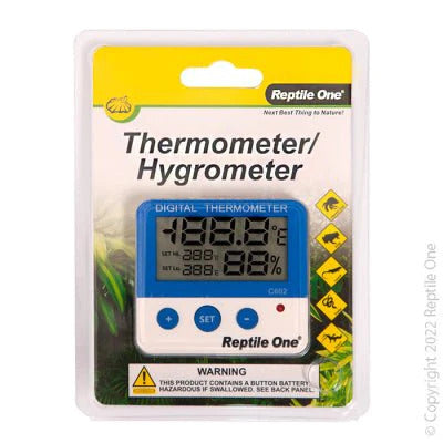 Reptile One Thermometer, Hygrometer External