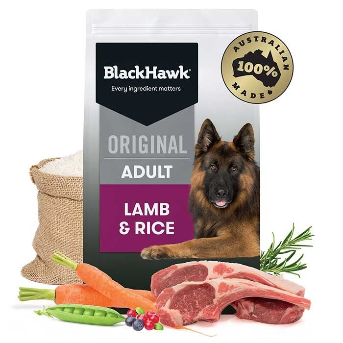 Black Hawk Dry Dog Food Adult Lamb And Rice