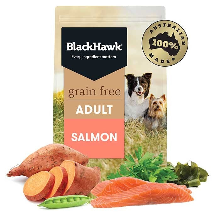 Black Hawk Grain Free Dry Dog Food Adult Salmon