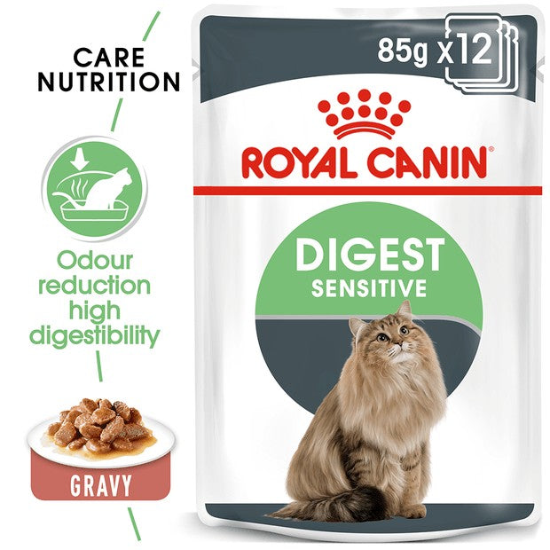 Royal Canin Digest Sensible Gravy Wet Cat Food Pouches