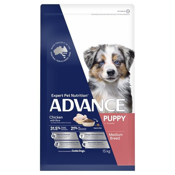 Advance Dry Dog Food Puppy Growth Medium Breed Chicken