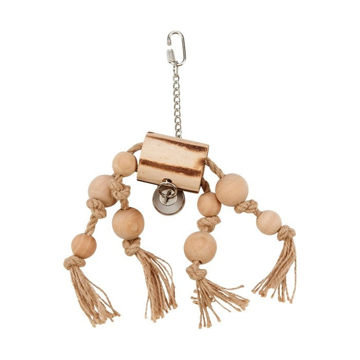 Kazoo Wooden Trunk with Rope and Beads