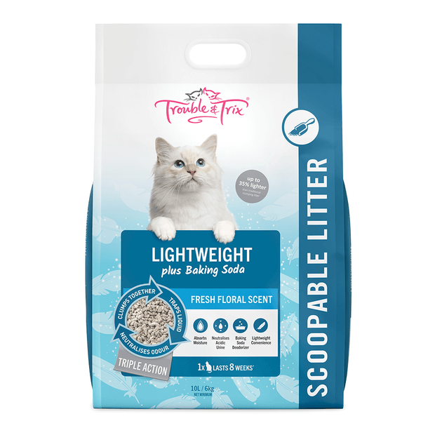 Trouble & Trix Litter Light Weight With Baking Soda