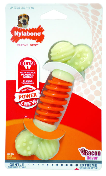 NYLABONE - POWER CHEW PRO ACTION DENTAL BONE WOLF