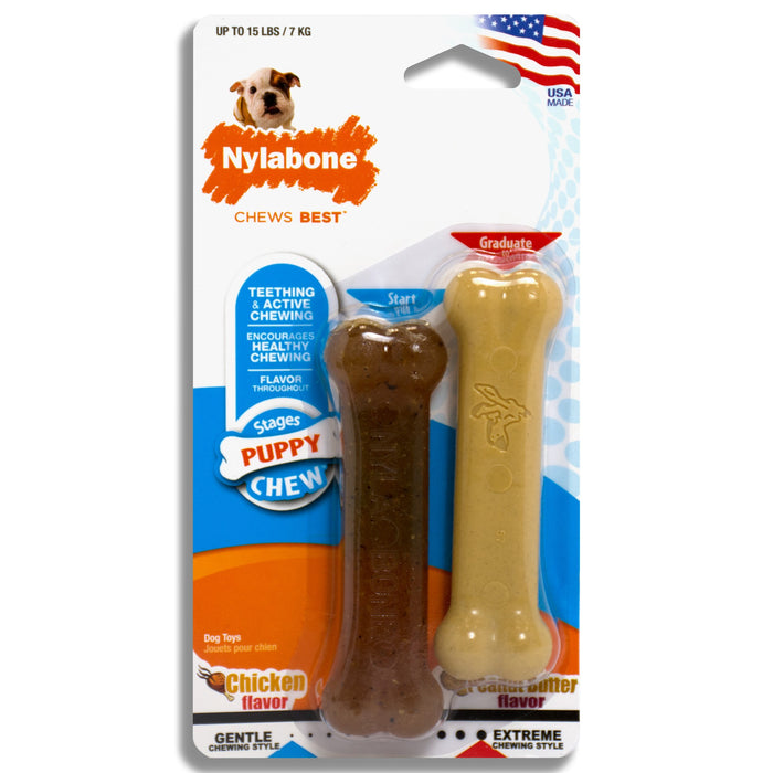 NYLABONE - PUPPY CHEW 2PK PETITE