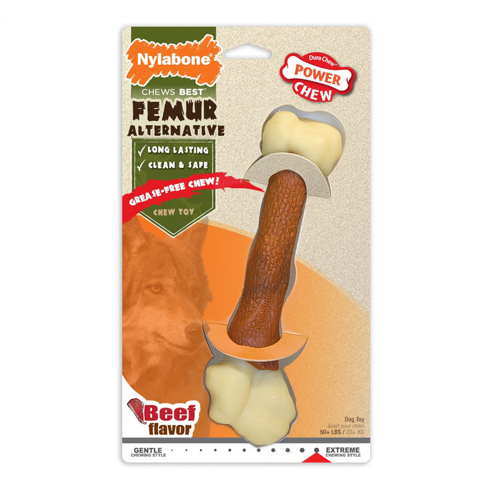 NYLABONE - ALTERNATIVE POWER CHEW FEMUR BEEF GIANT