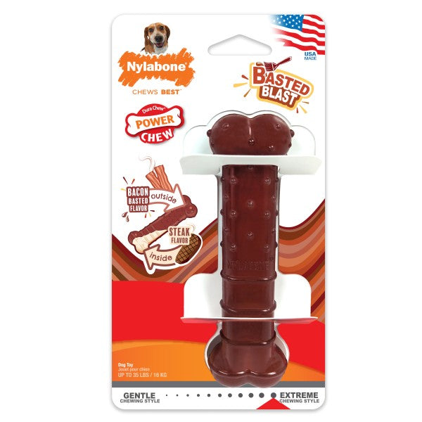 Nylabone Power "Basted Blast" Bone [Sz:Wolf]