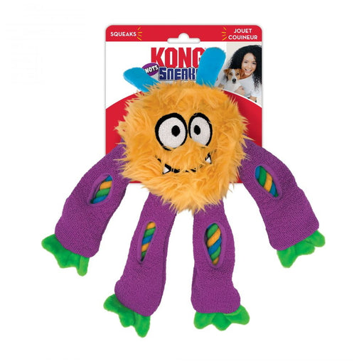 Kong Sneakerz Knots Plush Squeaker Rope Toy [Cl:Assorted]