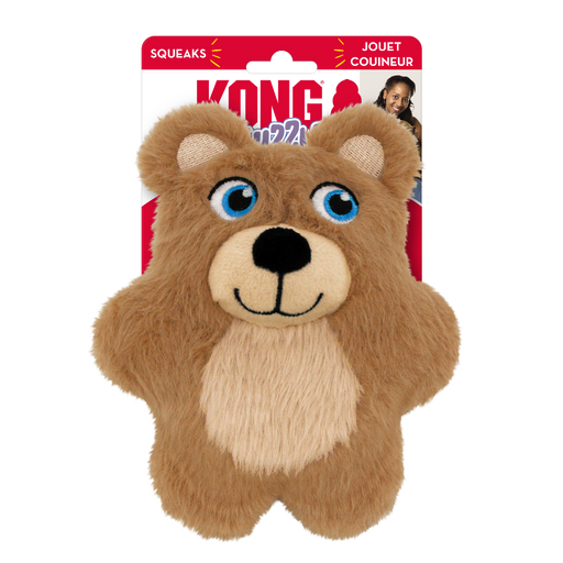 Kong Snuzzles Teddy Bear Dog Toy [Sz:Small]