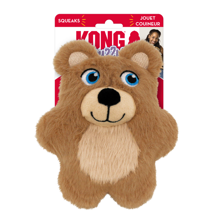 Kong Snuzzles Teddy Bear Dog Toy [Sz:Small]