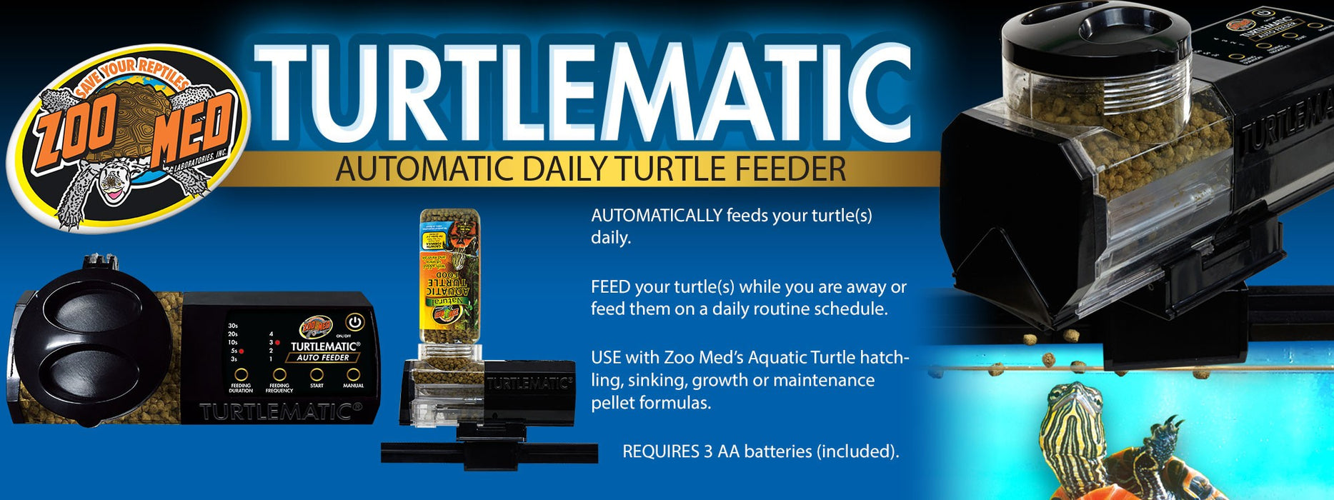 ZOO MED - MATIC AUTO TURTLE FEEDER