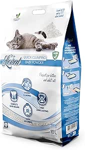 To Be Loved Quick Clumping Kitty Litter [Sz:10L Cl:Baby Powder]