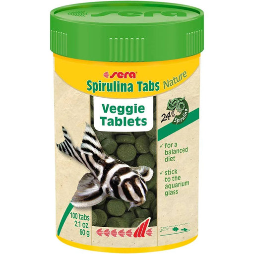 Sera Spirulina Tabs Nature 100Pk [Sz:60g]