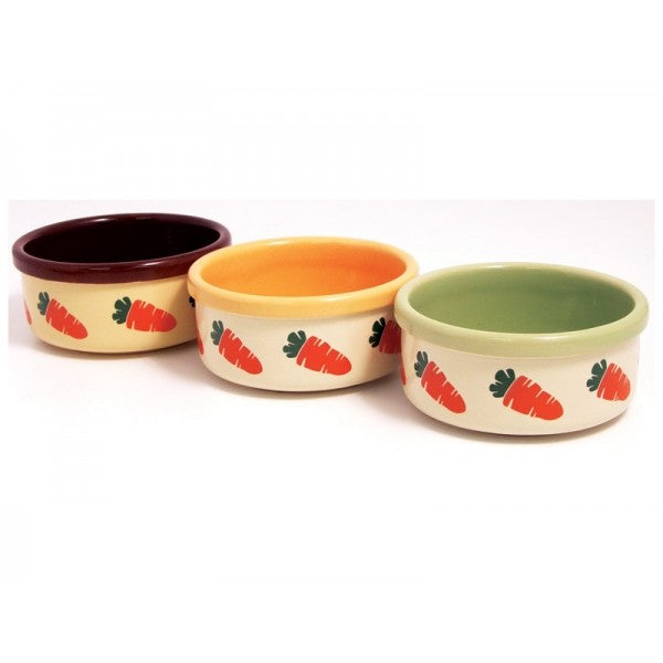 Rosewood Ceramic Carrot Bowl [Sz:5"]