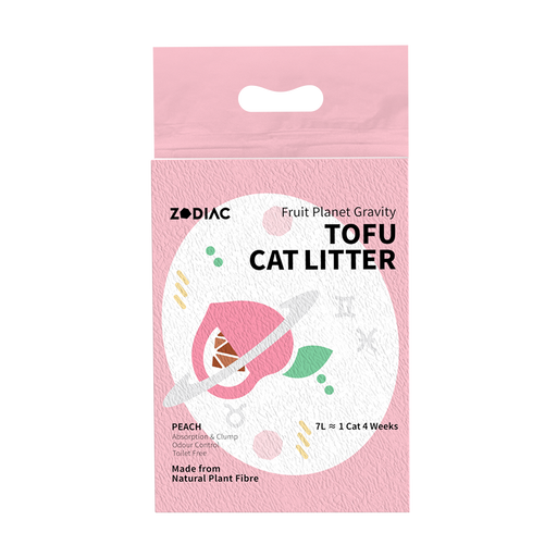 Zodiac Fruity Tofu Cat Litter [Sz:2.5kg Cl:Peach]