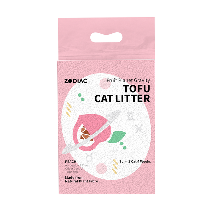 Zodiac Fruity Tofu Cat Litter [Sz:2.5kg Cl:Peach]