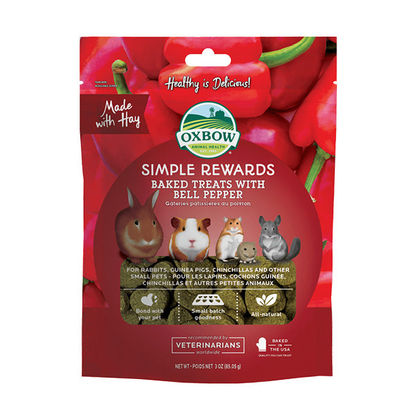 Oxbow Simple Rewards Bell Pepper Treats [Sz:85g]