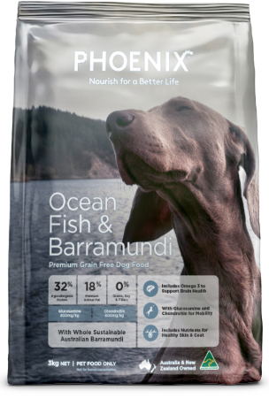 Phoenix Ocean Fish & Barramundi Adult Dog Food [Sz:3kg]