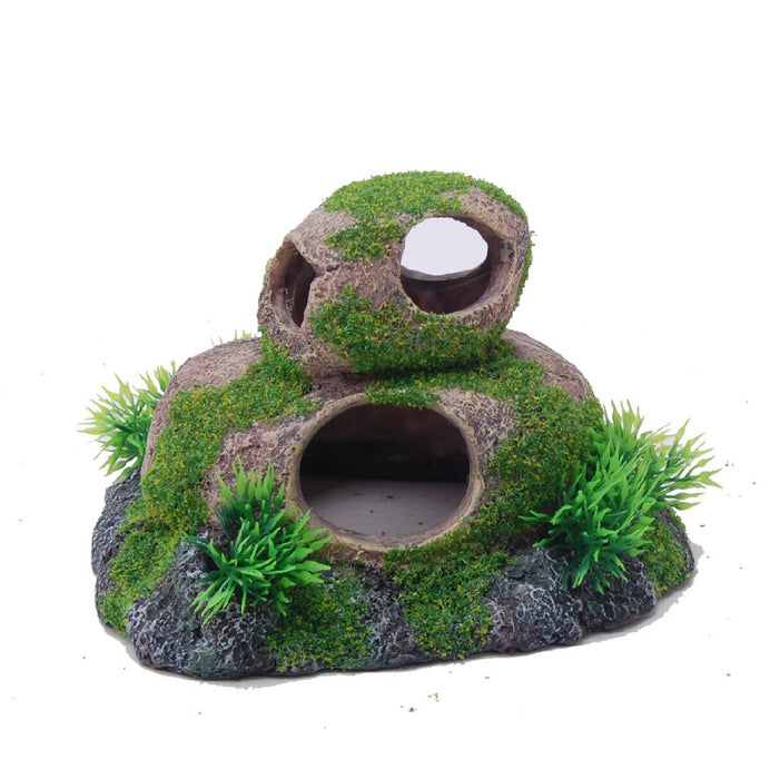 Aquatopia Double Rounded Rock With Moss
