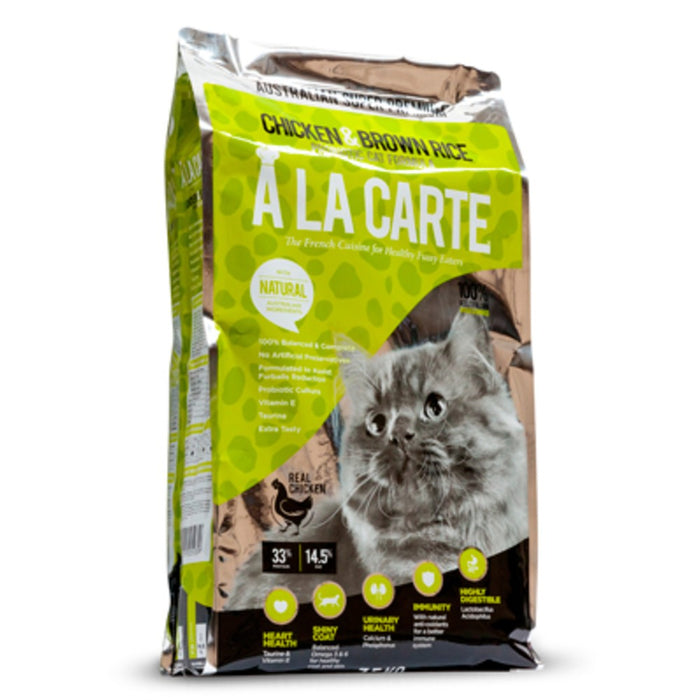 A La Carte Dry Cat Food Adult Chicken and Brown Rice [Sz:7.5kg]