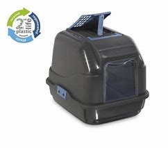 S.L Easy Cat Hooded Cat Pan Set [Sz:50x40x40 Cl:Black]