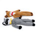 Zippy Paws - Fluffy Peltz Plush Squeaker Dog Toy Racoon & Chipmunk [Sz:2 Pack]