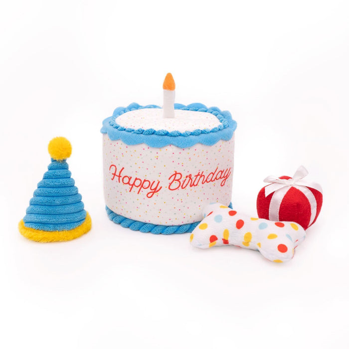 Zippy Paws Burrow Birthday Cake With 3 Miniz