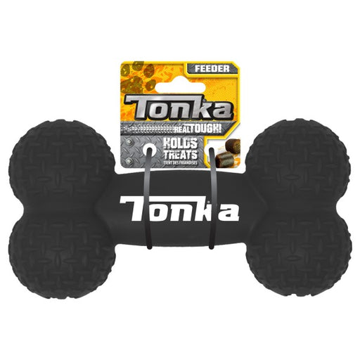 Tonka Diamond Plate Feeder Bone [Sz:20cm Cl:Black]