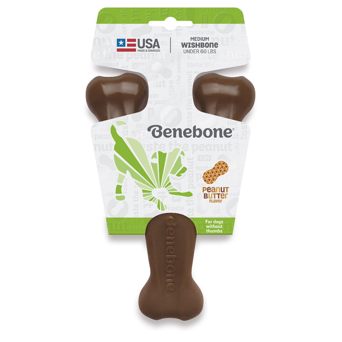 Benebone Wishbone [Sz:Medium Cl:Peanut Butter]