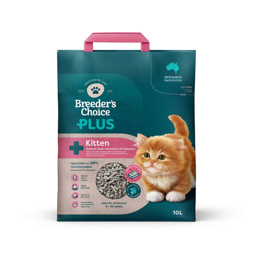 Breeders Choice Plus Kitten Cat Litter [Sz:10L]