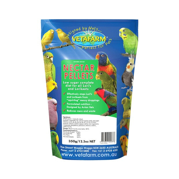 Vetafarm Nectar Pellets [Sz:10kg]