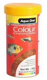 Aqua One Colour Enhancing Flake Food [Sz:52g]