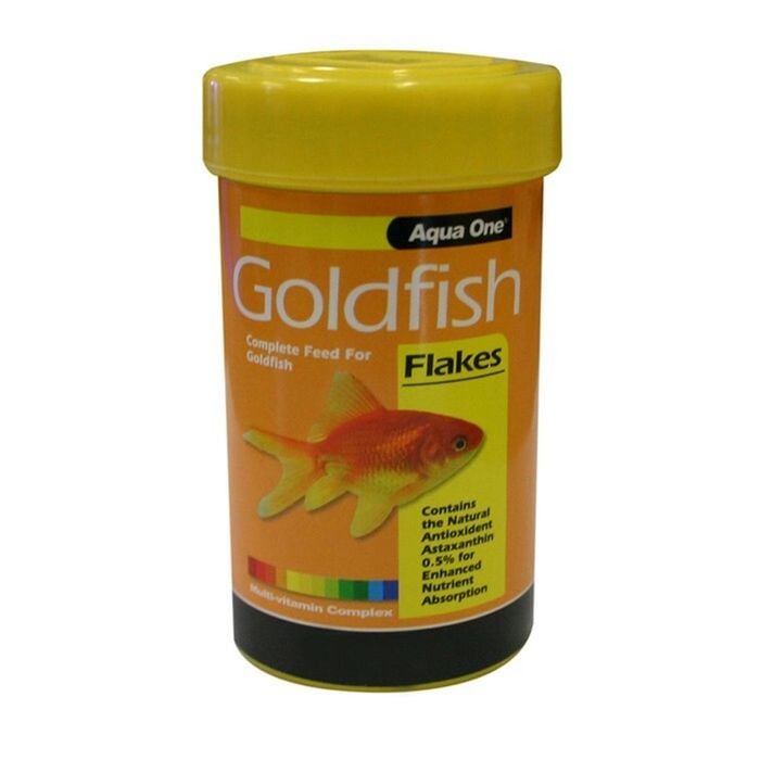 AQUA ONE GOLDFISH FLAKE FOOD 52G