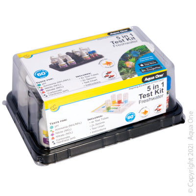 Aqua One Fresh Water Test Kit 5 In 1