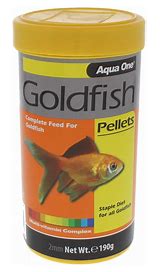 Aqua One Goldfish Pellet Food [Sz:2mm, 190g]