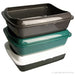 Pet One Rectangle Litter Tray With Lid [Sz:Large]