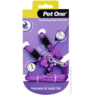 Pet One Small Animal Harness [Cl:Aqua]