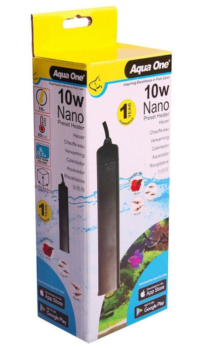 Aqua One Heater Plastic Nano Preset [W:10W]
