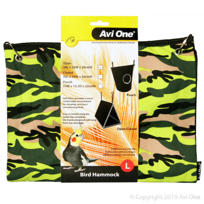 Avi One Open Bird Hammock [Sz:Large Cl:Camouflage]