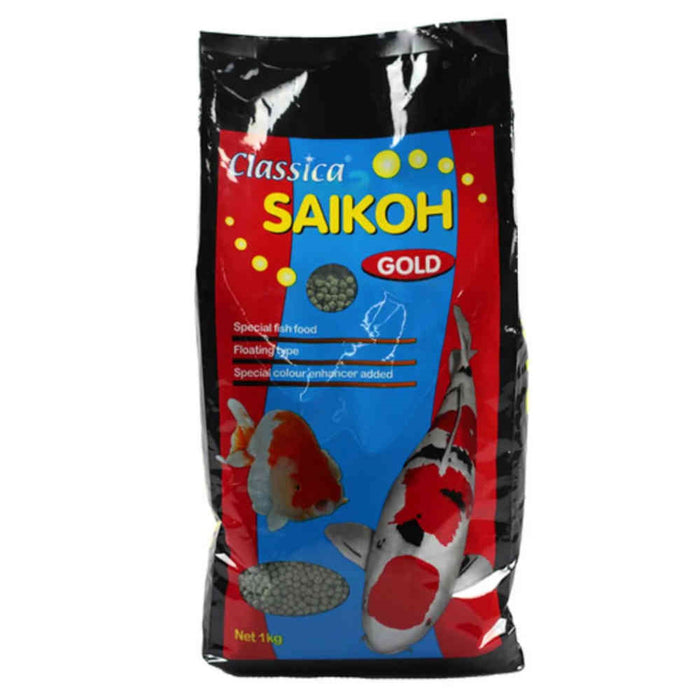 CLASSICA - SAIKOH GOLD GOLDFISH AND KOI PELLET LARGE 1KG 