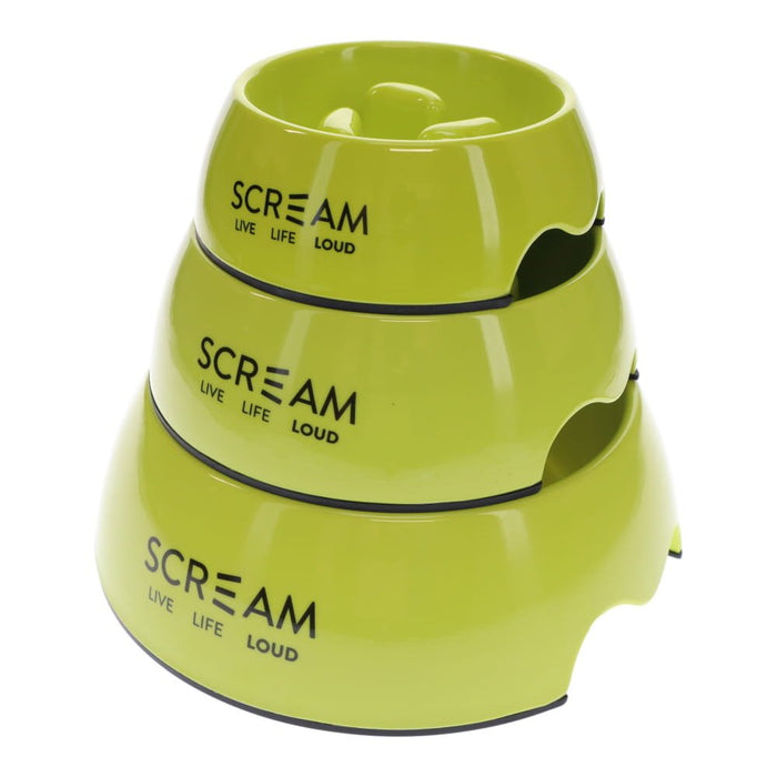 Scream Round Slow-Down Pillar Bowl [Sz:200ml Cl:Loud Green]