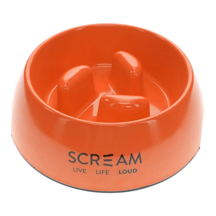 Scream Round Slow-Down Pillar Bowl [Sz:200ml Cl:Loud Orange]