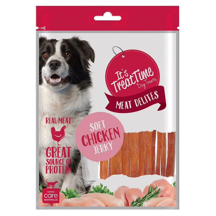It's Treat Time Meat Delites Soft Chicken Jerky Strip [Sz:100g]