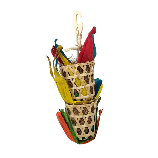 Allpet Double Bamboo Foraging Basket
