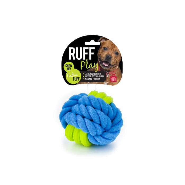 Ruff Play Ball Extra Tuff With Rope