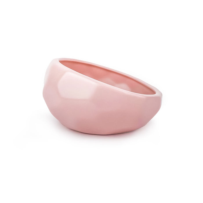 Barkley & Bella Ceramic Bowl Honeycomb [Sz:Large 800ml Cl:Blush Pink]