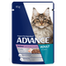 Advance Wet Cat Food Pouches Indoor Adult Jelly Chicken/ Turkey [Sz:85g]