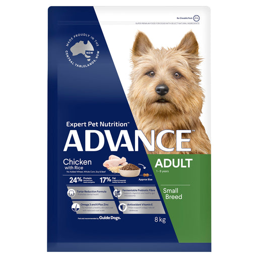 Advance Dry Dog Food Adult Small Breed Chicken [Sz:8kg]