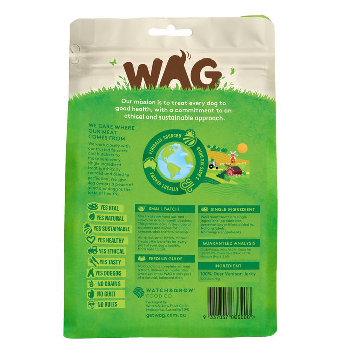 Wag Venison Jerky [Sz:200g]