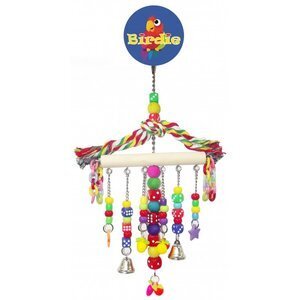 Birdie Hanger With Beads Dice Plastic Chain